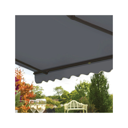 3.5m Grosvenor (Charcoal) Awning