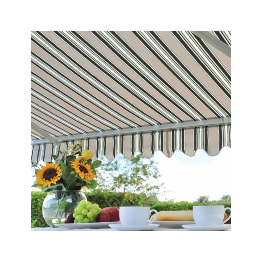 3.5m Ascot (Green and Beige) Awning