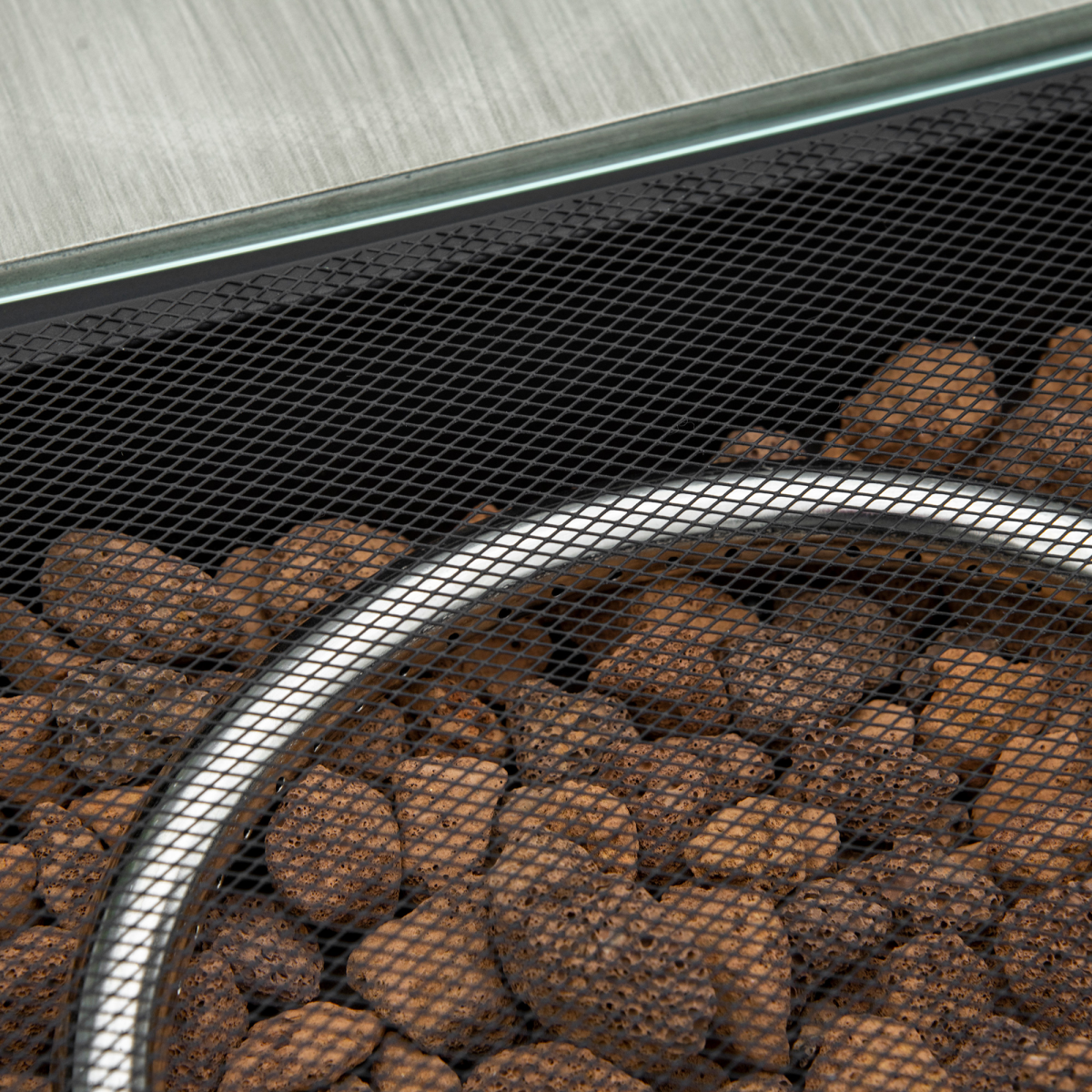 Outsunny Gas Fire Pit Table w/ Rain Cover, Windscreen & Lava Stone, 50,000 BTU