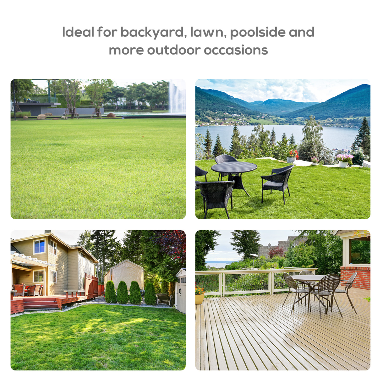 3 x 3(m) Garden Gazebo Double Top Gazebo Canopy w/ Curtains Grey Outsunny