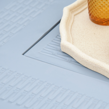 Square Propane Gas Fire Pit Table Rattan Smokeless Heater with Lava Rocks & Lid