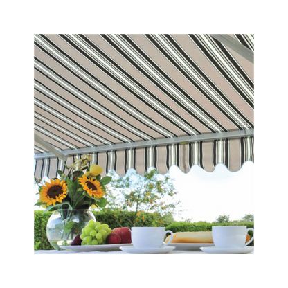 3.5m Ascot (Green and Beige) Awning
