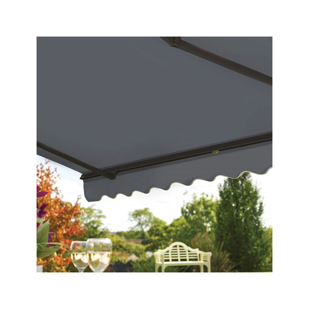 3.5m Grosvenor (Charcoal) Awning